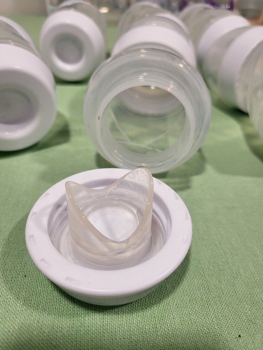 MAM Baby Bottle 130ml - Beige/White (Set of 3) Nipples Size 0 - Picture 4 of 4